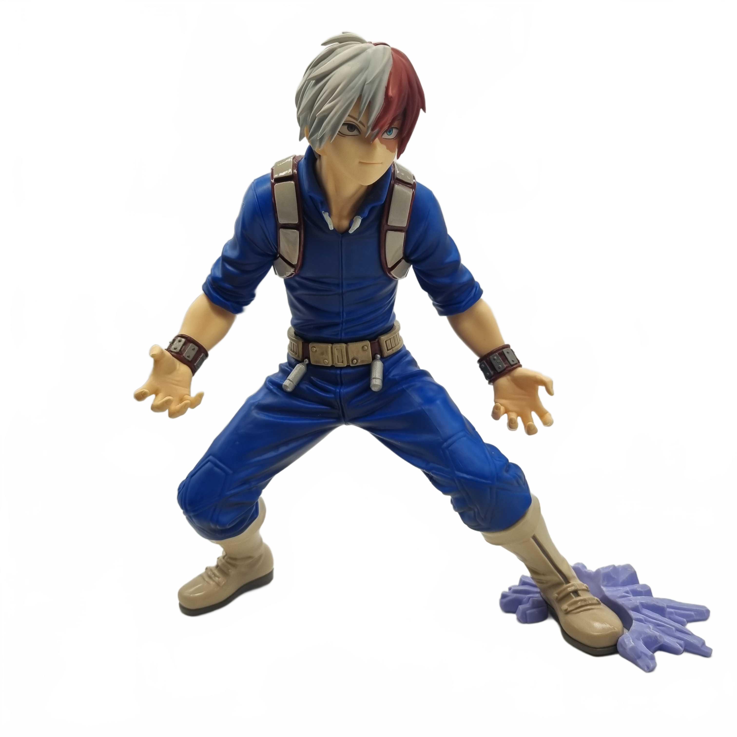 My Hero Academia Shoto Todoroki Figurine Blue With Ice Foot Attachment (WR 1424622)