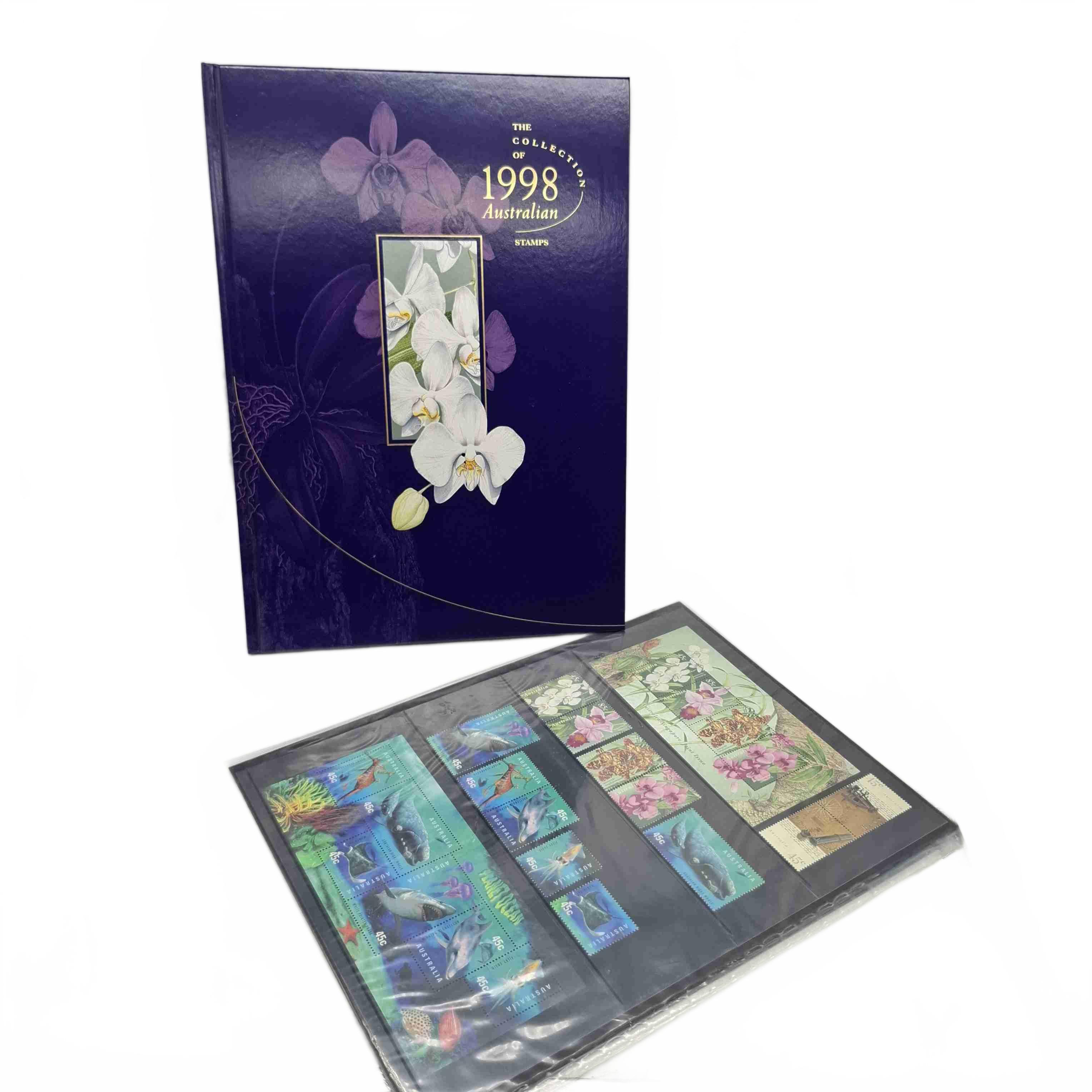 Auspost Stamp Book 1998 Deluxe The Collection (WR 1431193)