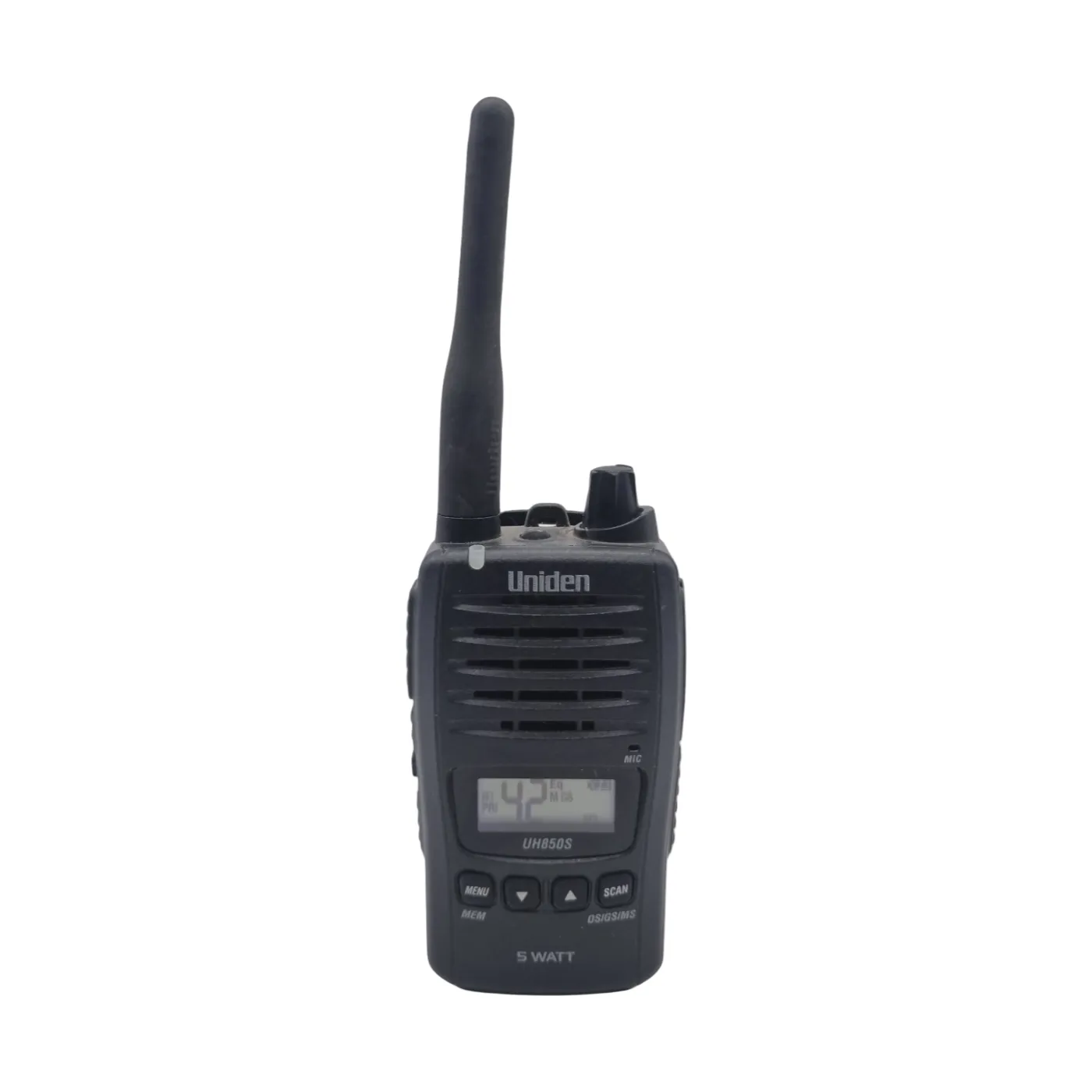 Uniden Walkie Talkie UH850S with Dock and Microphone – No Cord – WR 1356209