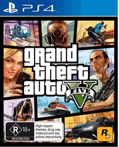 Grand Theft Auto V (Five) – PS4 Game (NA)