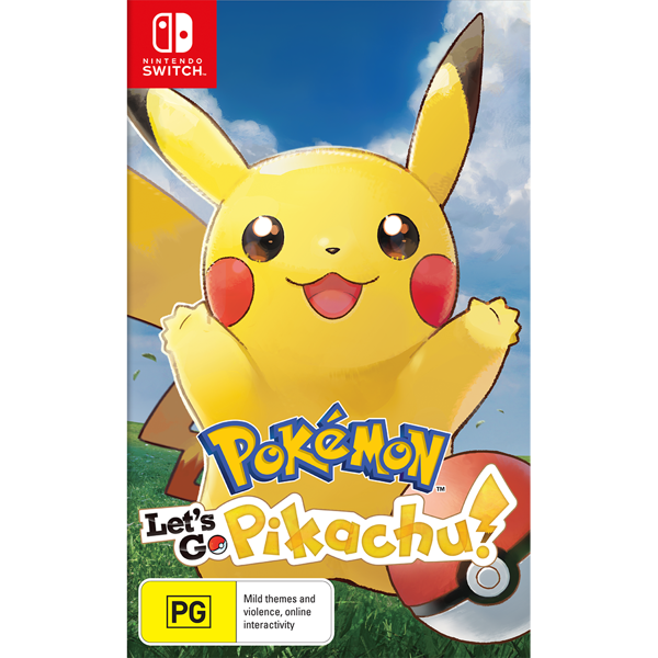 Nintendo Switch – Pokémon: Let’s Go, Pikachu! Game in Case – No Manual