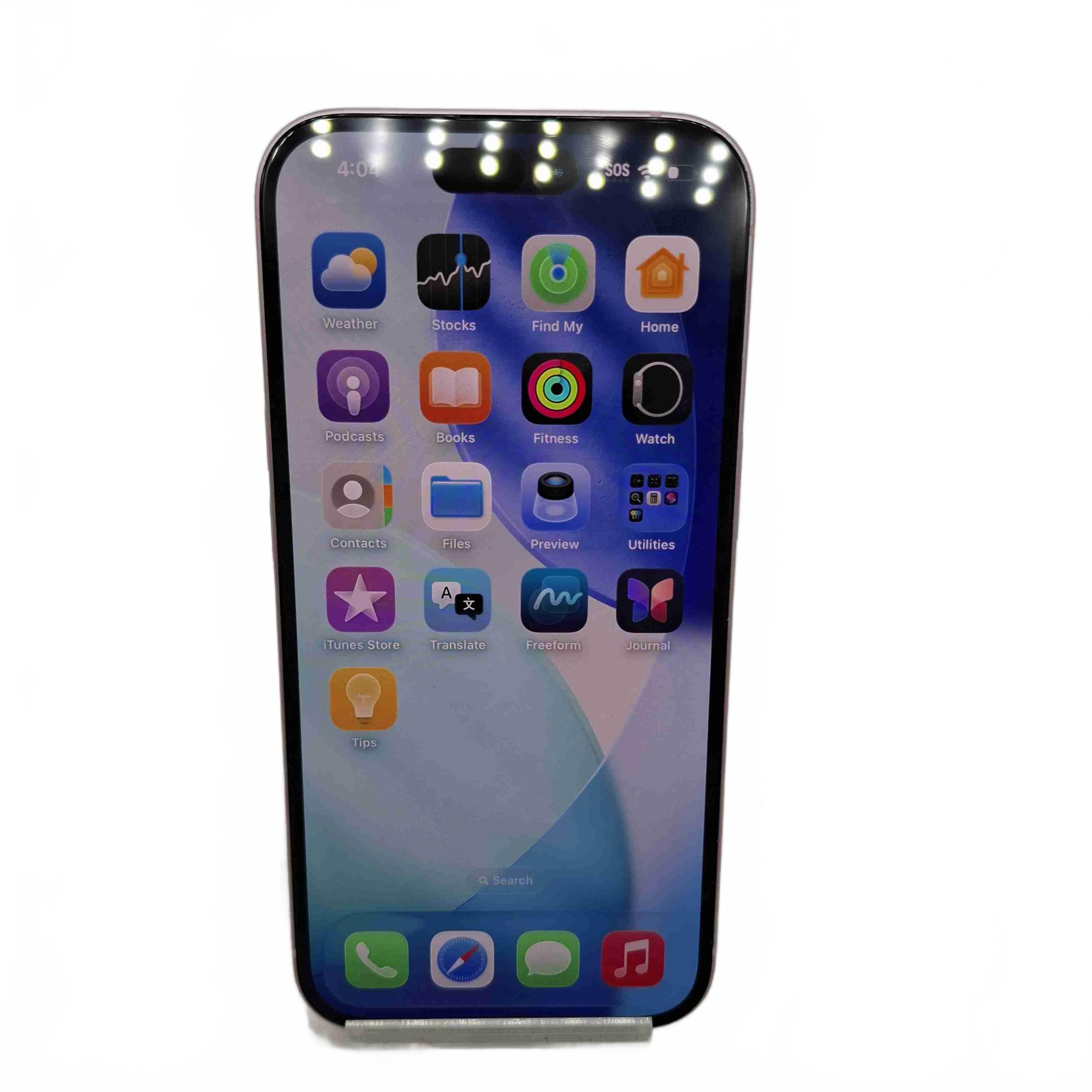 Apple iPhone 15 A3090 128GB Pink Mobile Phone *Cracked Back + Slight Screen Scratches* (1435508)