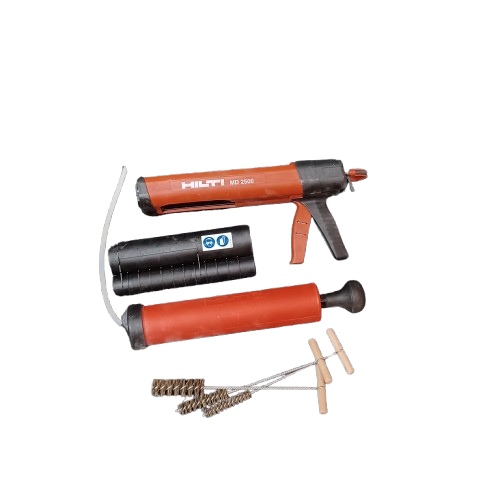 2 Hilti Md 2500 2-part Adhesive Epoxy Dispensers With Hard Case