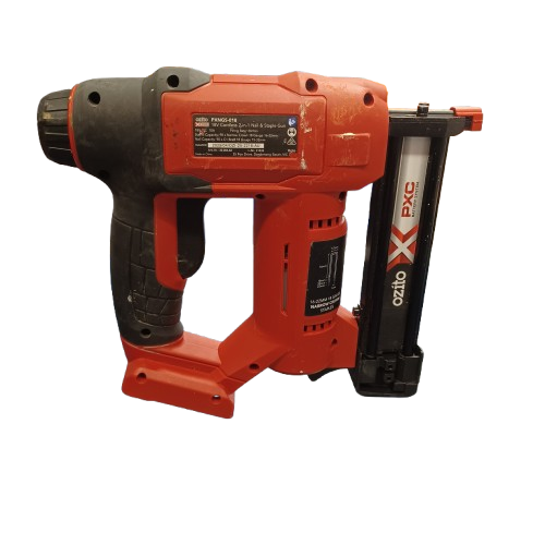 Ozito PXNGS-018 Cordless 2-in-1 Nail & Staple Gun (Used) (LE)