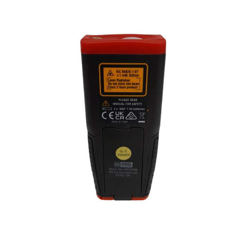RS PRO RSLDM-100H Laser Distance Measurer in Box (MR)