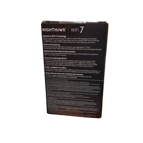 Netgear Nighthawk A9000 WiFi 7 Adapter Black (1422897) (NA)