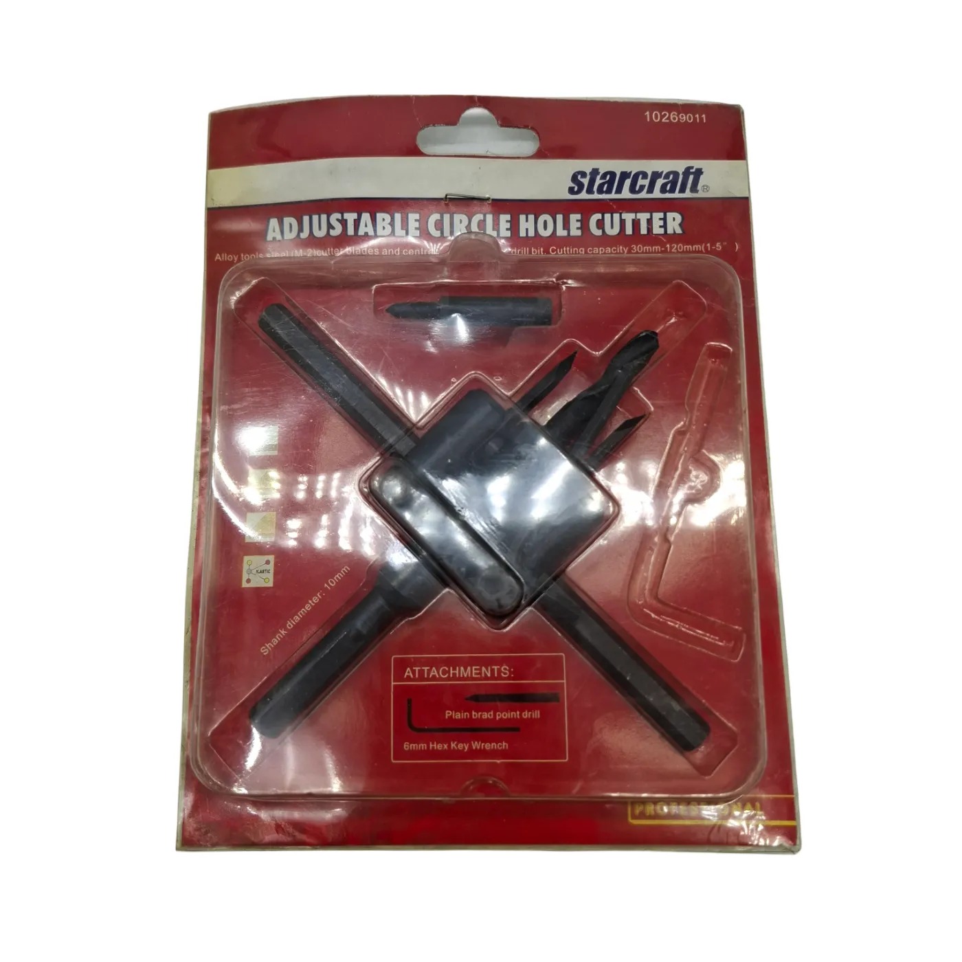 Starcraft Adjustable Hole Cutter ACHC Red (WR)