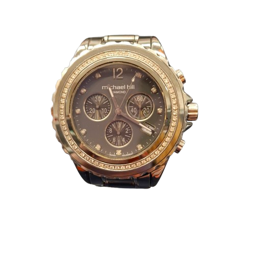 Michael Hill Diamond Chronograph Stainless Steel Watch (JN)