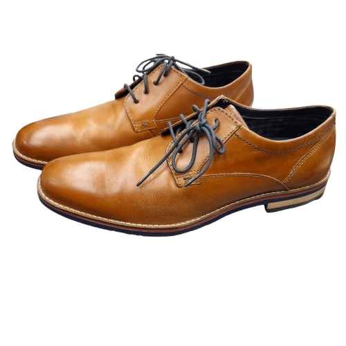 Julius Marlow Tapir Cognac Men’s Leather Shoes Size 8 with Box (LN)