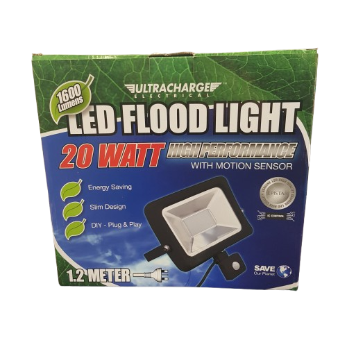 Ultracharge Electrical 1600L 20W LED Flood Light in Box (MR)