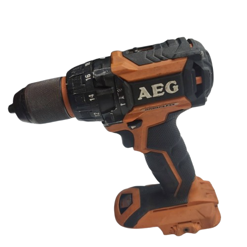 AEG 18V BSB18CBM Cordless Brushless Hammer Drill, Orange, General Wear + Tear SKIN ONLY (NA 1354003)
