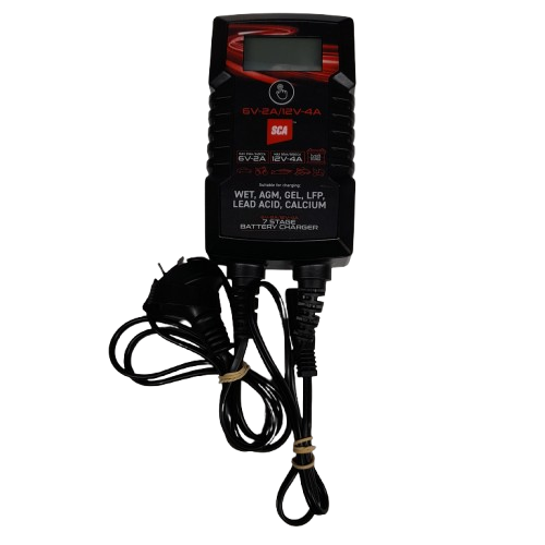 SCA 7 Stage Battery Charger HFGP04DVL (LN)