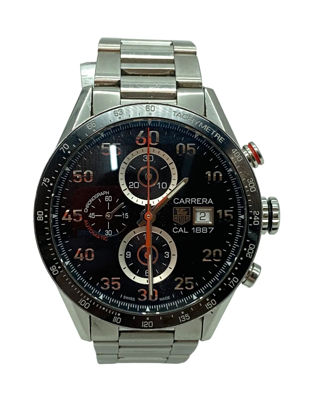 Tag Heuer Carrera Calibre 1887 Chronograph CAR2A10.BA0799 Watch + Box + Link + Books (WL 1428639)