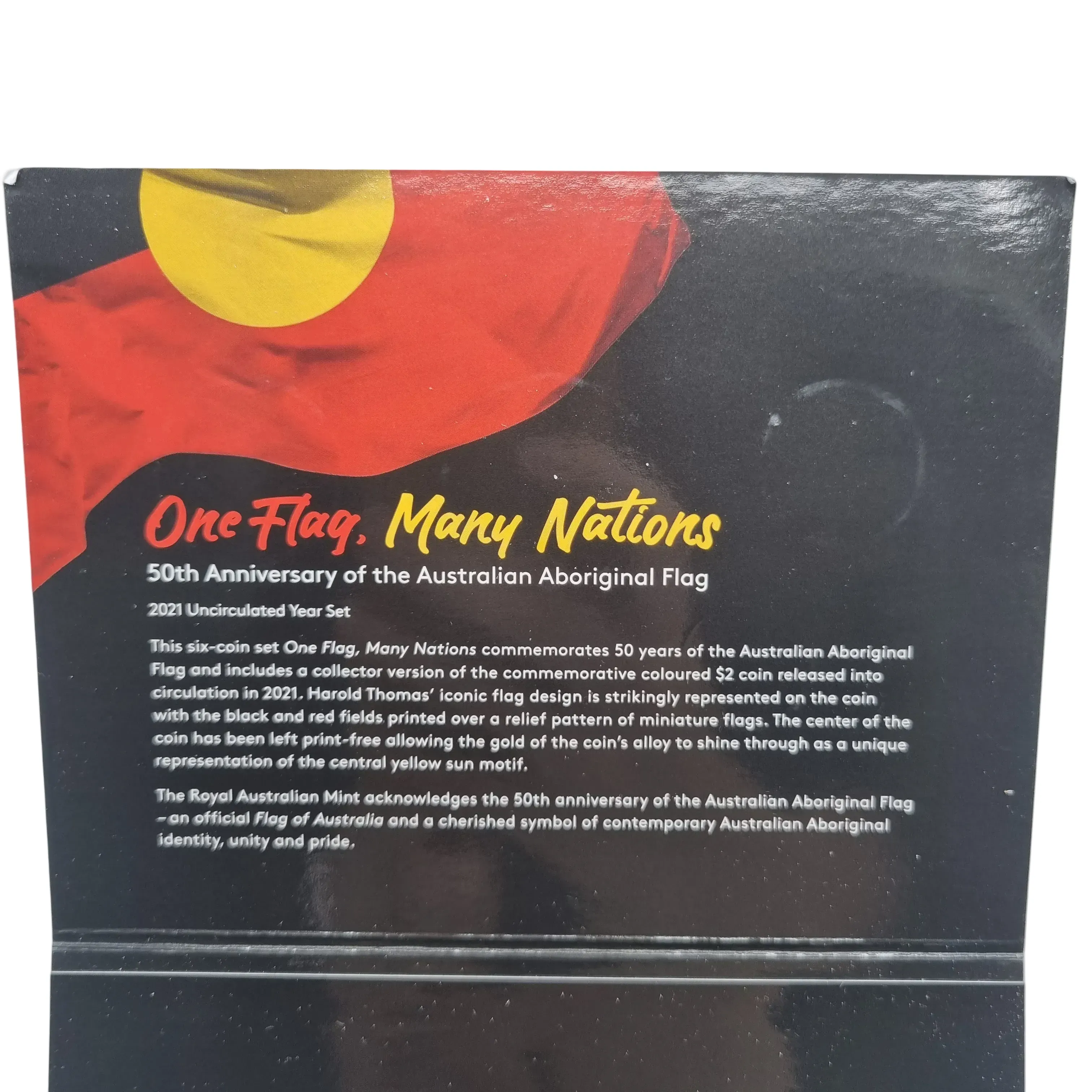 Royal Australian Mint: One Flag, Many Nations – 50th Anniversary of the Aboriginal Flag 2021 Uncirculated Coin Set