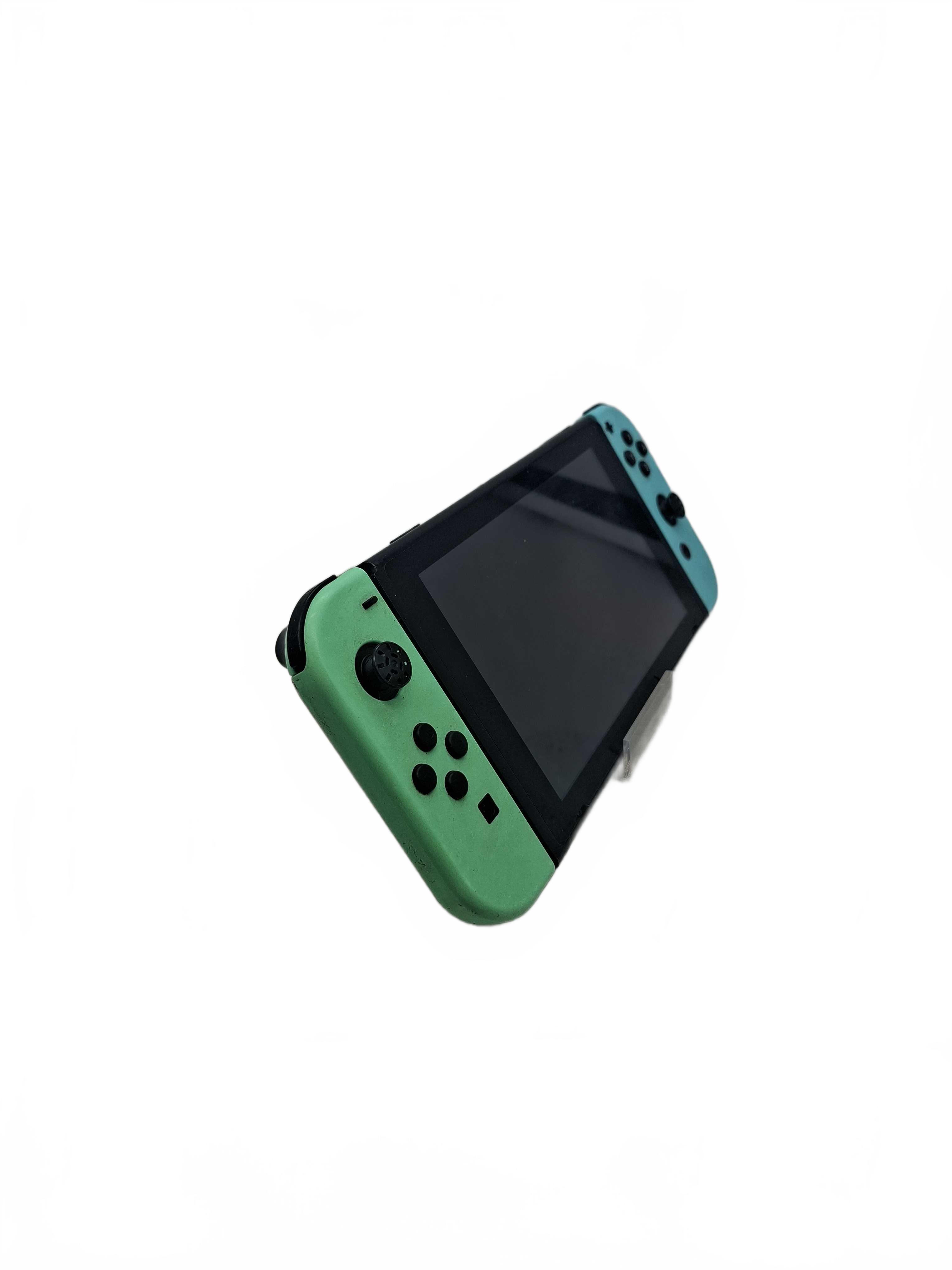 *SOLD AS IS* Nintendo Switch Console Black + Dock + Charger *Wobbly Controllers + Missing Rubbers* (WR 1432791)