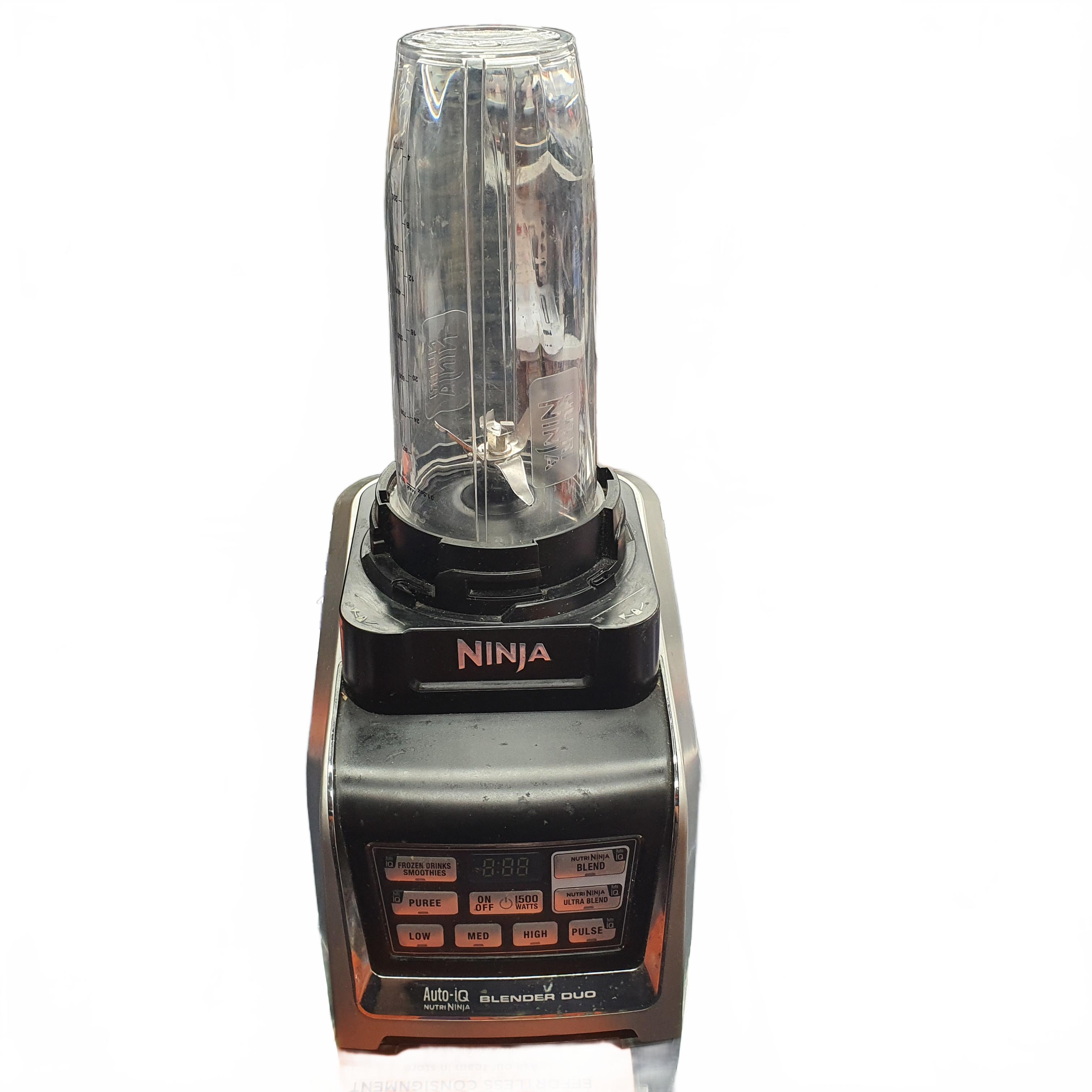 Ninja Blender BL642ANZMN Black with Single Cup and Blade Attachments (MR)