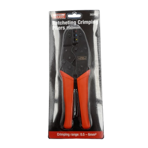 Toledo 302021 200mm Ratcheting Crimping Pliers (MR)