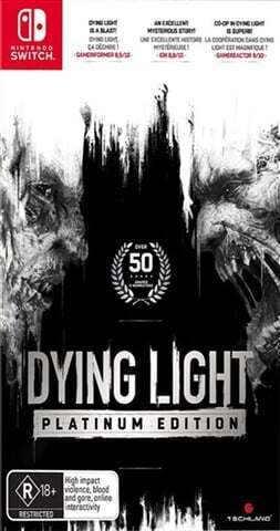 Dying Light Platinum Edition (No DLC) Nintendo Switch Game