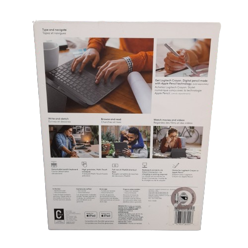 Logitech YU0081 Combo Touch Keyboard Case iPad 10.9″ 10th Gen with Box (MR)