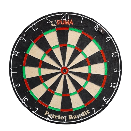 Official Puma Patriot Bandit Competition Professional Dartboard New In Box (MR)