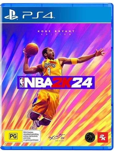 NBA 2K24 Playstation 4 Game Good Condtion No Manual (CP)