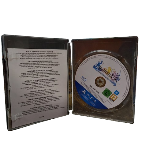 Sony Playstation 4 Final Fantasy X|X-2 HD Remaster, Steelbook Edition, Very Good Condition, With Case No Manual (CP 1271626)