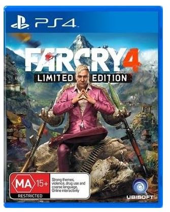 Sony Playstation 4, Farcry 4, Very Good Condition, With Case + Booklet, Case Is Damaged
