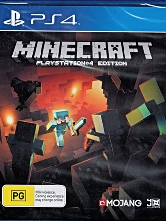Minecraft PS4 Edition PlayStation 4 Good Condition No Manual (LN)