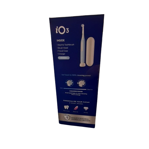 Oral-B iO3 Clean and Gum Protect Electric Toothbrush, Ice Blue, Factory Sealed (GE 1414601)