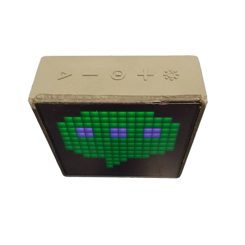 Timebox-Evo Pixel Art Speaker – 16×16 DIY LED Display & Alarm Clock (With Charging Cable Only) (MR)