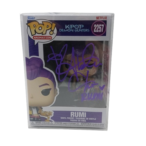 Funko Pop Rumi 2257 Signed KPop Demon Hunters (1430960) (CP)