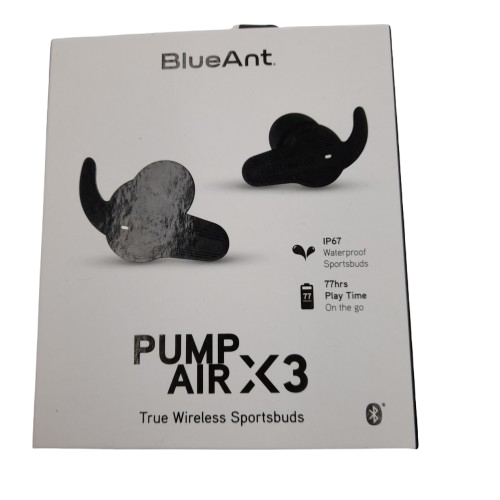 PUMP AIRX3 BLACK EARPHONES(MR)