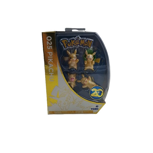 Pokemon 20th Anniversary Special Edition Pikachu 4-Pack T18725 (NA)