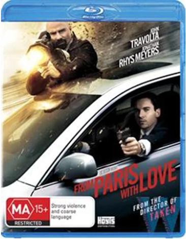 From paris With Love Blu ray Good Condition