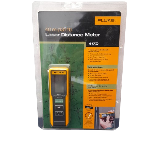 Fluke 417D Laser Measure, 0.2 → 40m Range, ±2 mm Accuracy In Packet (JN)