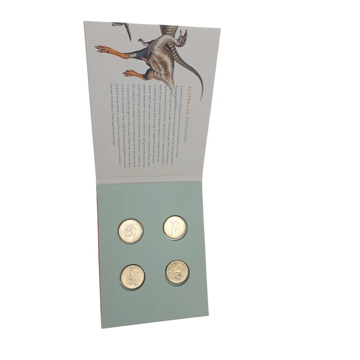 Australian Dinosaurs 2022 $1 Uncirculated Four-Coin Collection (GB)