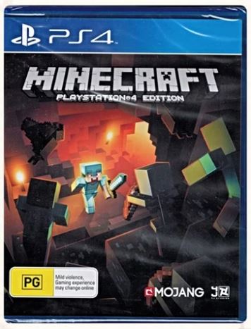 Minecraft Playstation 4 Game Good Condition No Manual
