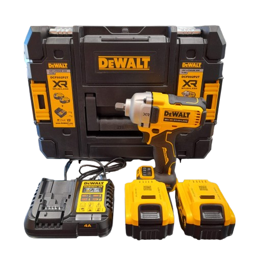 DeWalt DCF892P2T-XE 18V 5.0Ah XR Li-ion Cordless Brushless 1/2″ Detent Pin Impact Wrench – Combo Kit ( GE )