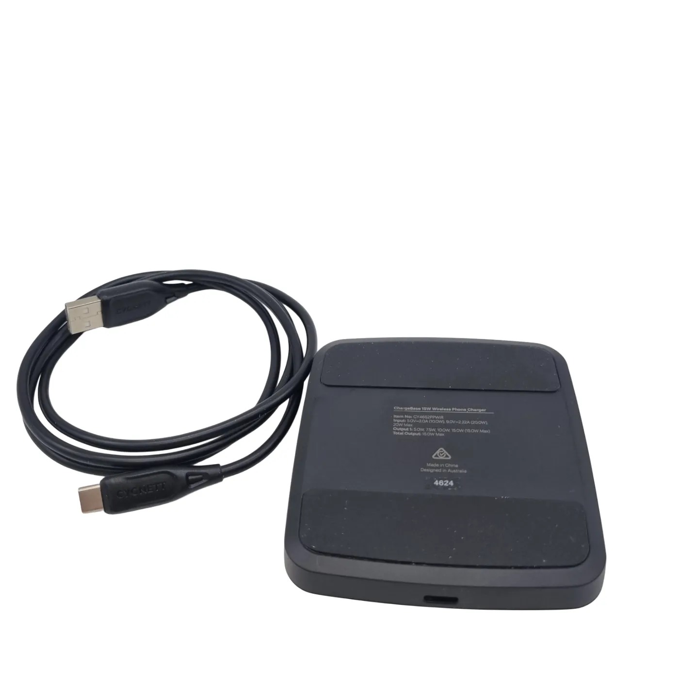 Cygnett ChargeBase 15W Wireless Phone Charger CY4652PPWIR (WR 1406329)