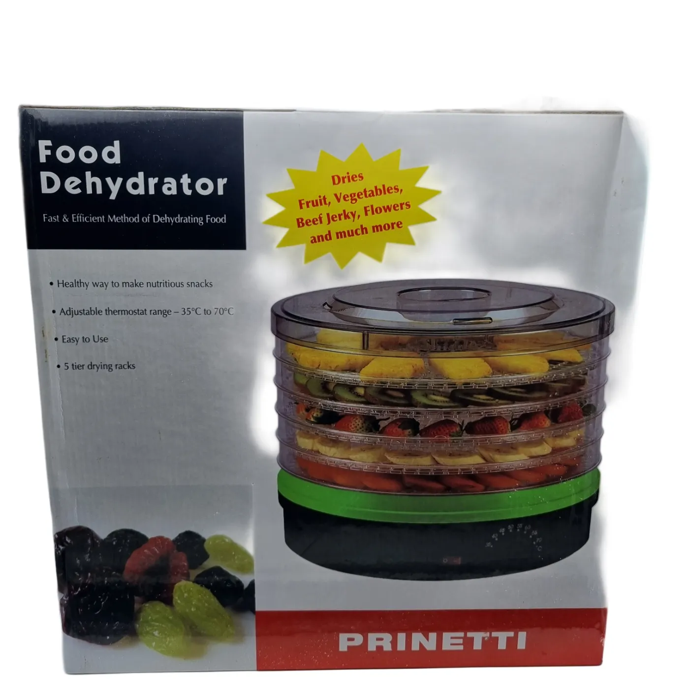 Prinetto Food Dehydrator BY1102 Black (WR 1398737)