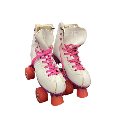 Goldcross RollerSkate Size 8 Womens Vintage Pink and White (NG)