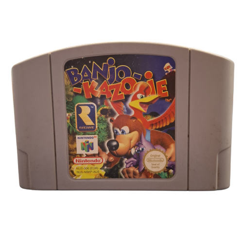 Nintendo 64 Cartridge Banjo Kazooie NUS-NBKP-AUS Grey (1431954) (JN)