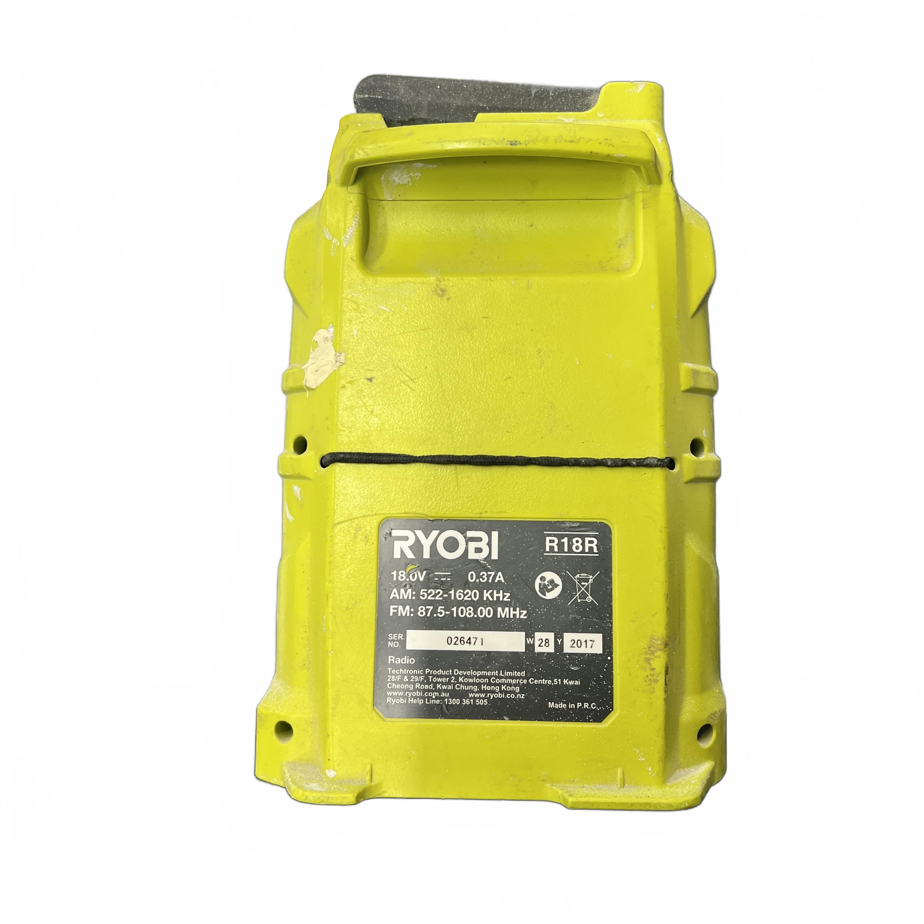 Ryobi 18V One+ Cordless Bluetooth Radio R18R (MK)