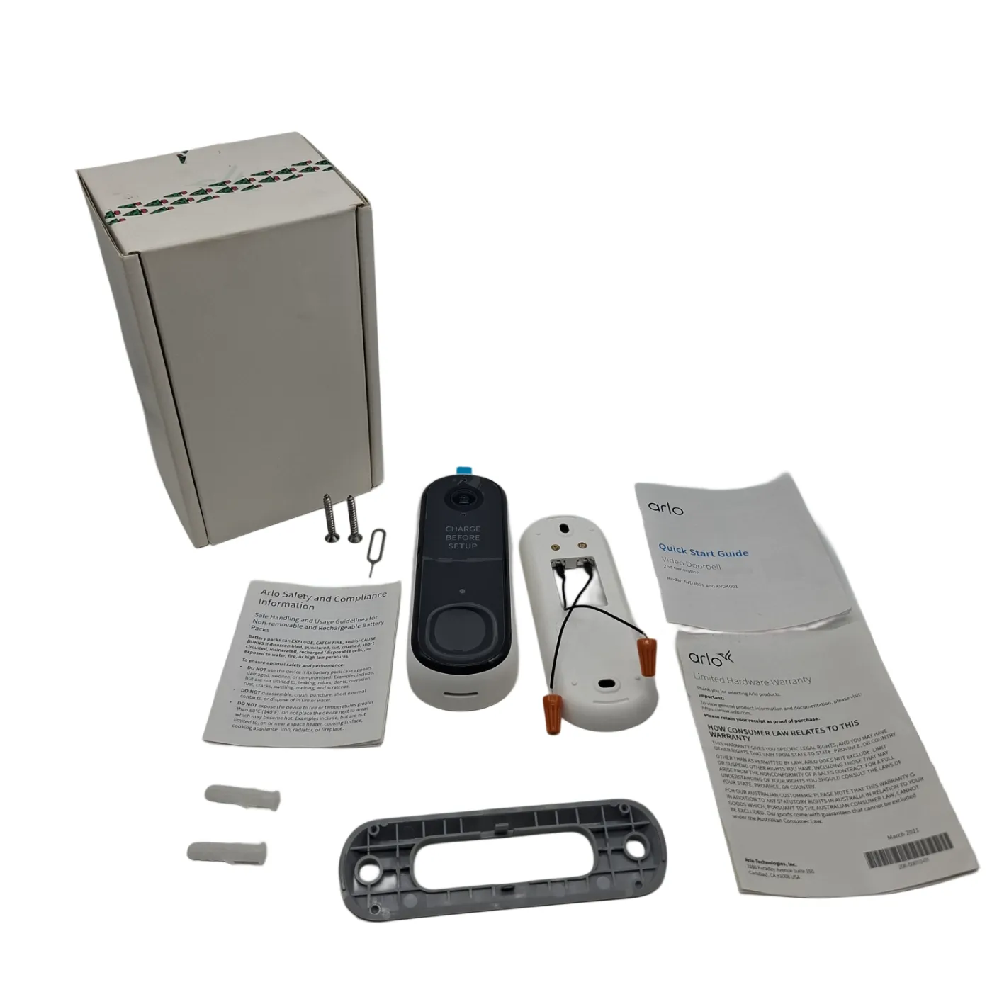Arlo Video Doorbell 2nd Gen (WR 1388299)