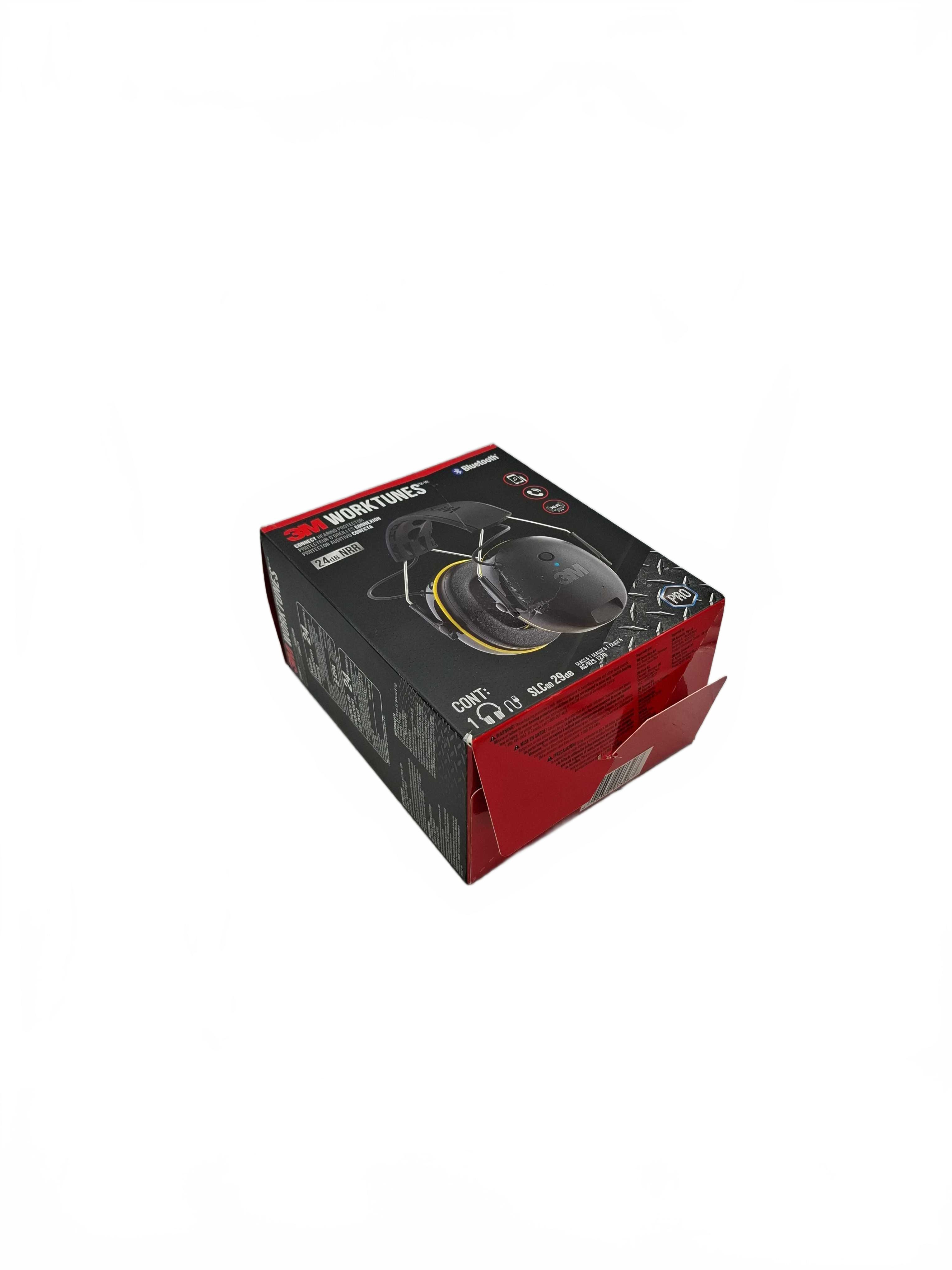 3M WorkTunes Work Headphones In Box With Cord and Manual (WR 1431538)
