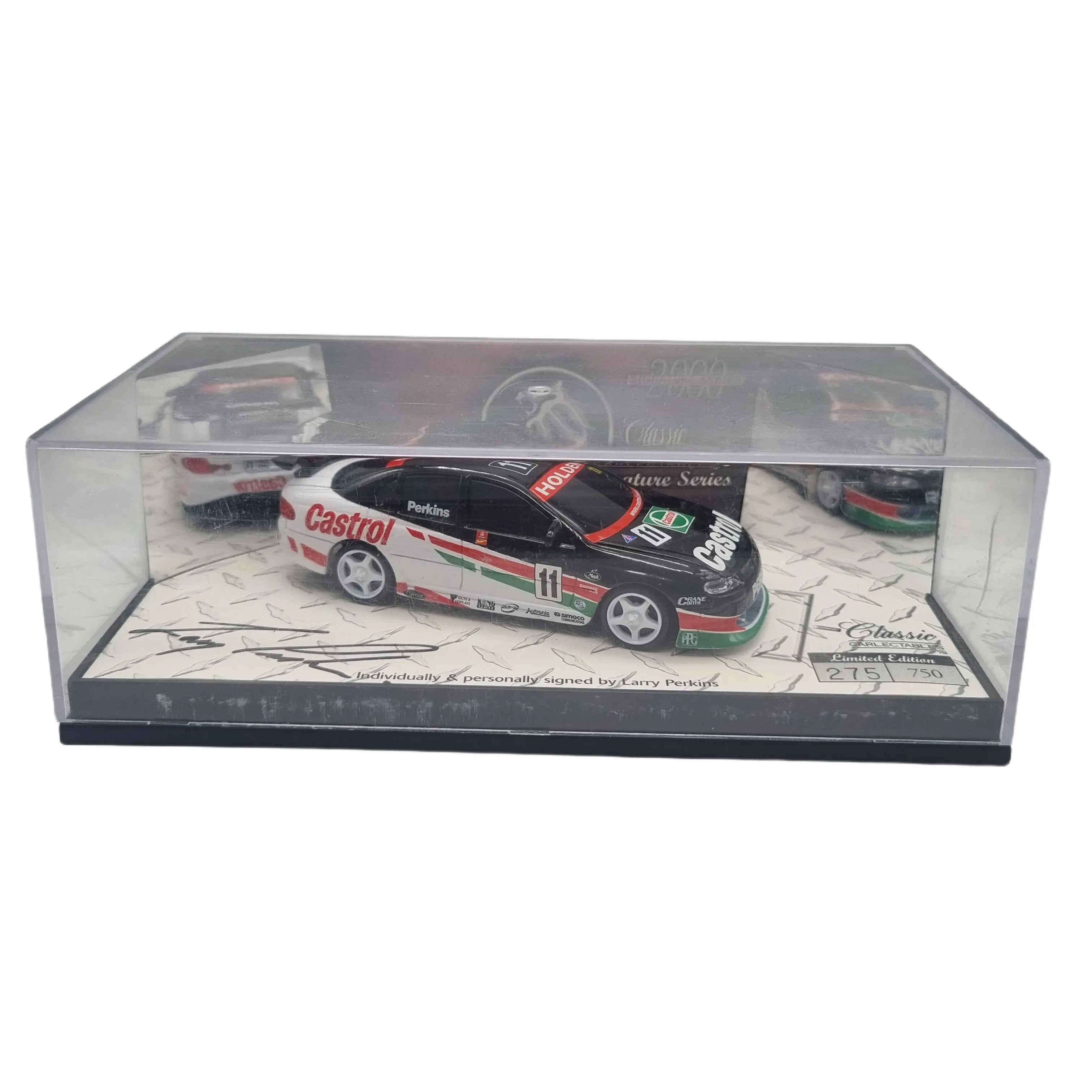 Classic Carlectables Signature Series 2000: Castrol Holden Commodore Model Car Signed By Larry Perkins #275/750
