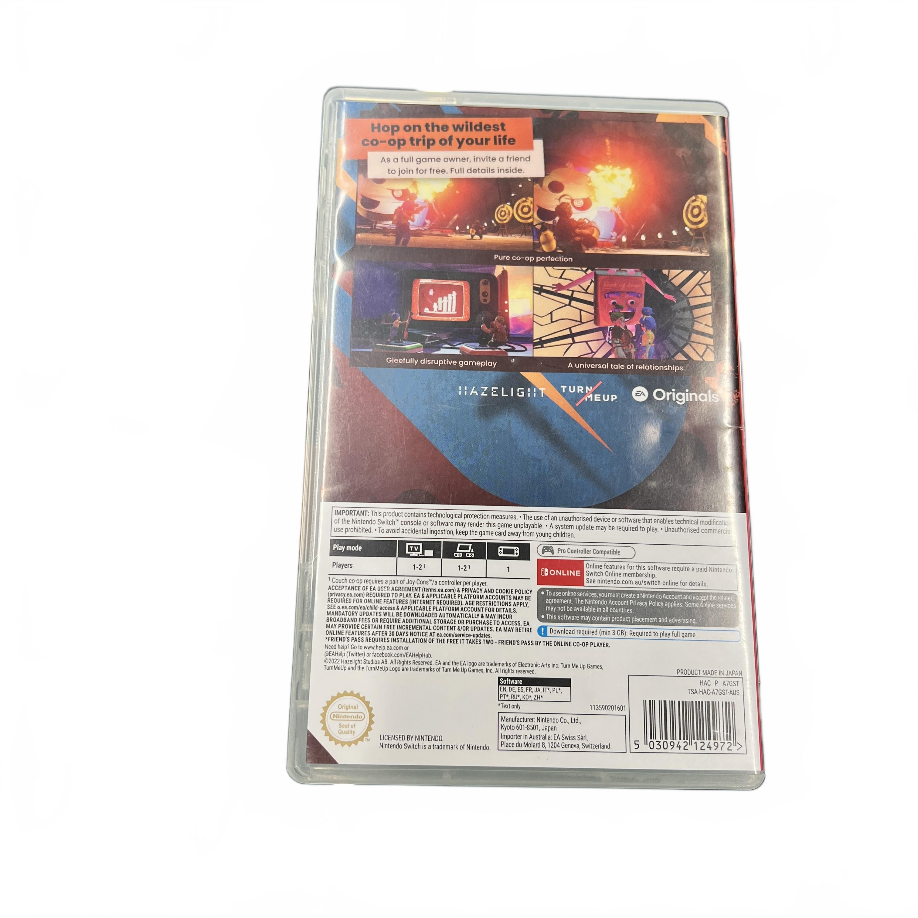 It Takes Two Switch Game (MK)