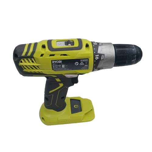 Ryobi 18V Drill Driver R18DDP2, Drill ONLY, Good USED Condition, Light Scuffing Around Chuck (NA 1387998)