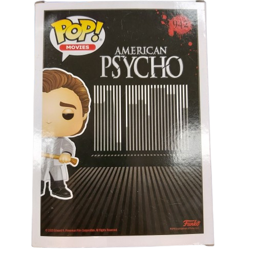 Funko Pop! Vinyl American Psycho #942 Patrick Bateman Very Good Condition, With Box