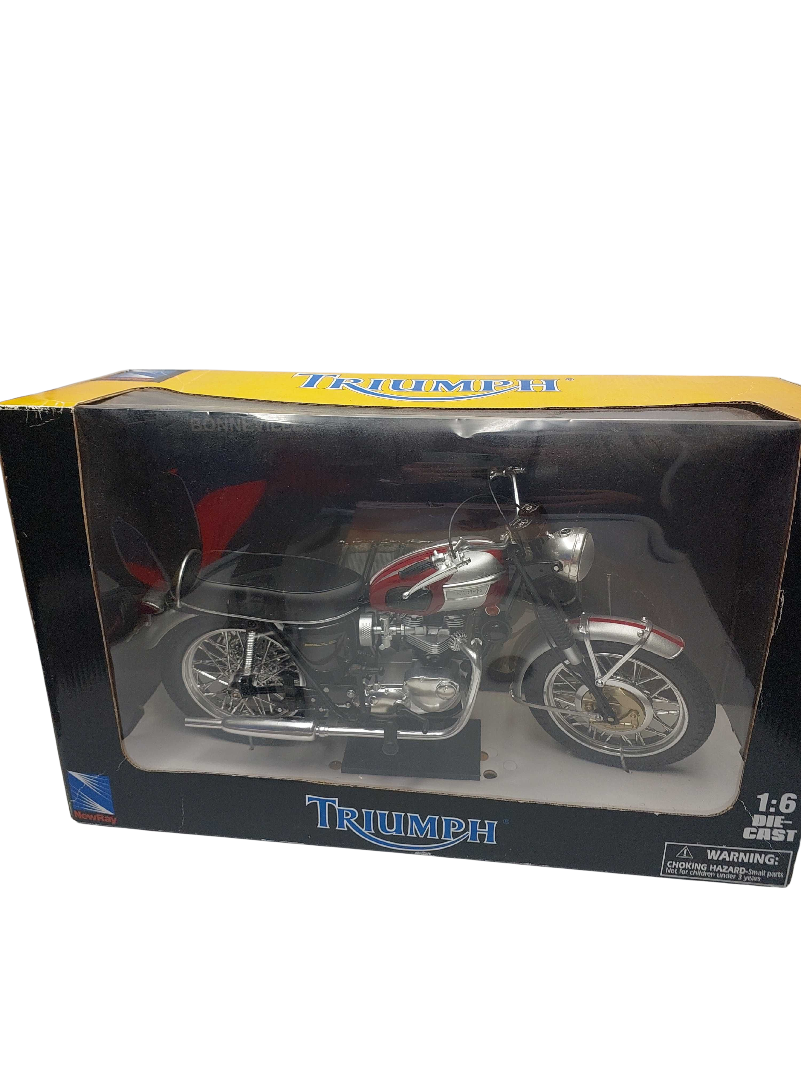 Newray Diecast Model Triumph Yellow (GB1436883)